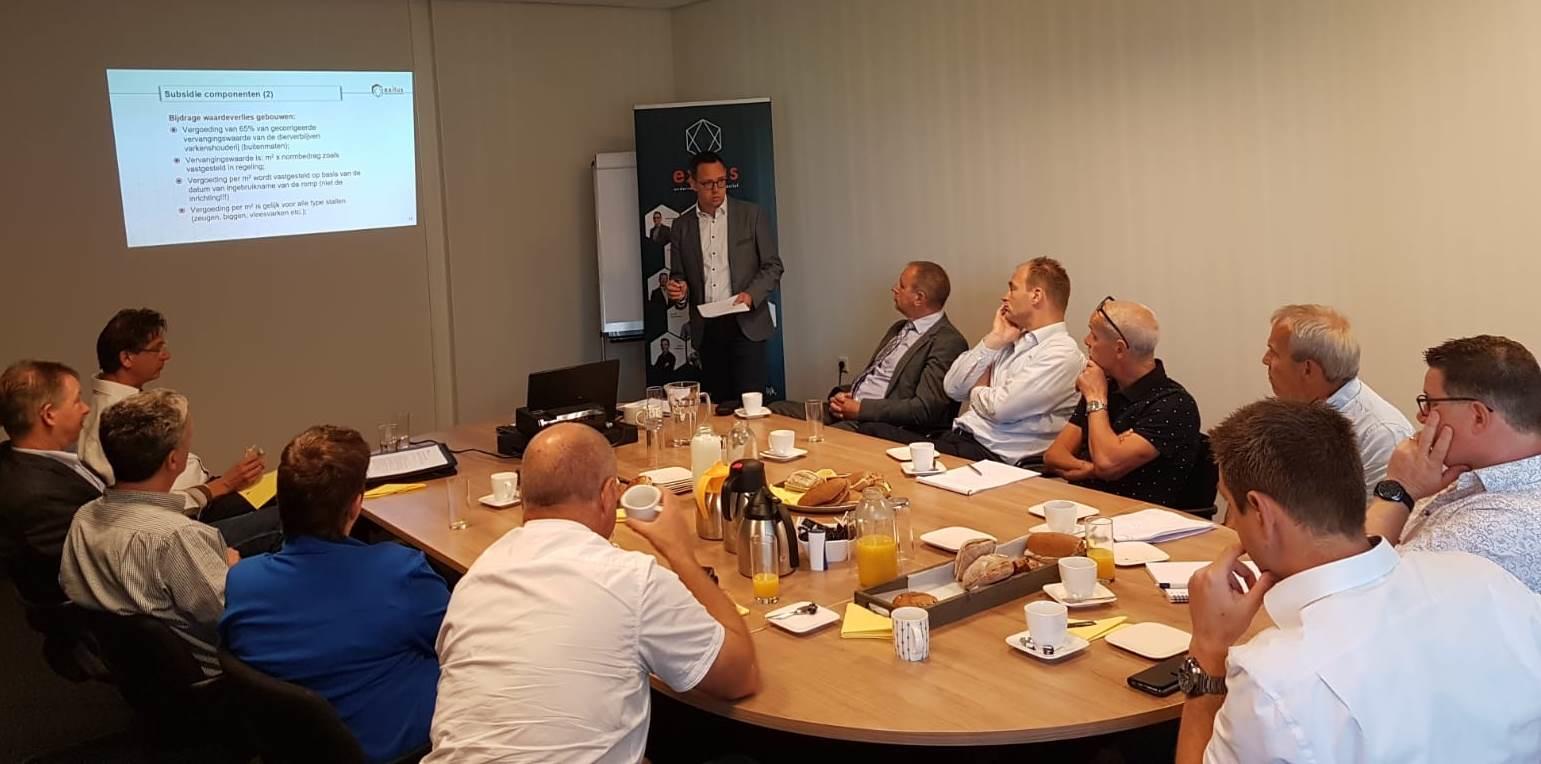 bijeenkomst subsidieregeling sanering varkenshouderij