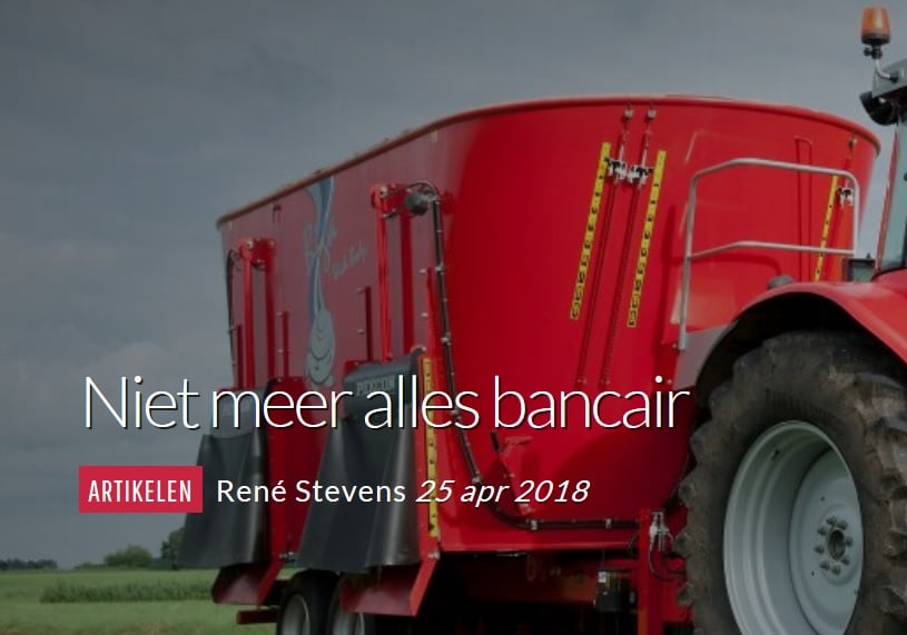 Niet meer alles bancair