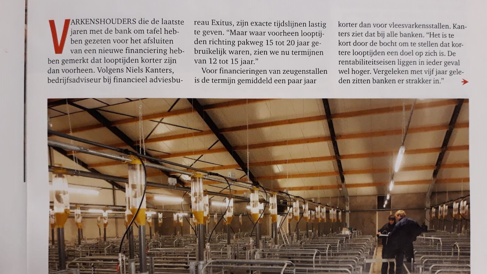 Looptijd financiering stuk korter, Boerderij